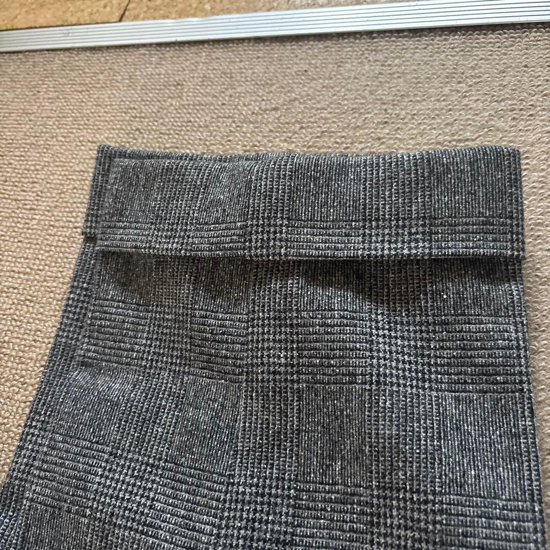 グレンチェック　起毛素材　セットアップ　ベスト付き　MORLES
