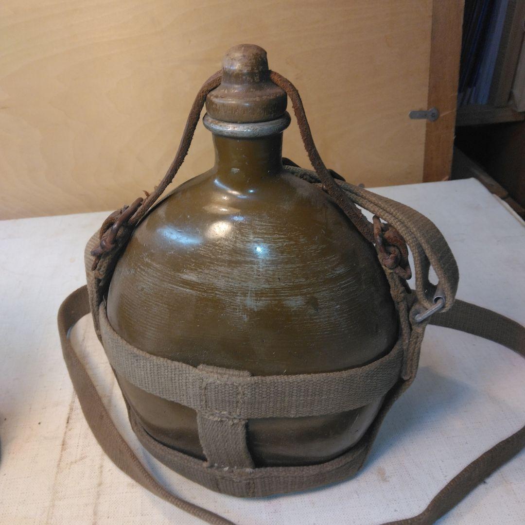 日本軍水筒　飯ごう　食器　盃