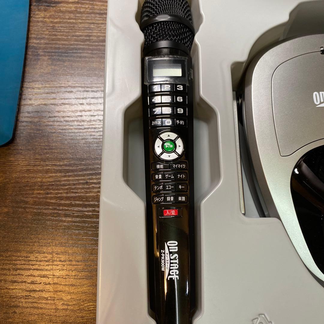 ON STAGE パーソナルカラオケ Z-PK900W ワイヤレスマイク付