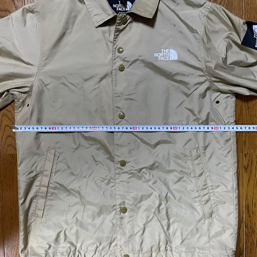 ノースフェイス　コーチジャケット　ベージュ系　美品　メンズM