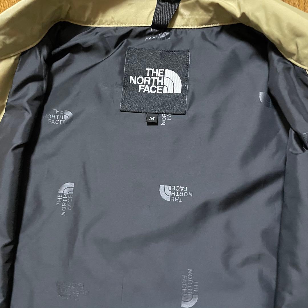 ノースフェイス　コーチジャケット　ベージュ系　美品　メンズM