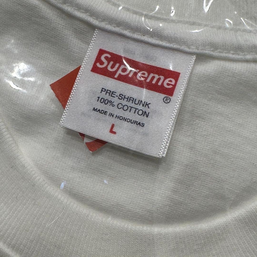 Supreme  White Tee 白雪姫 白 L