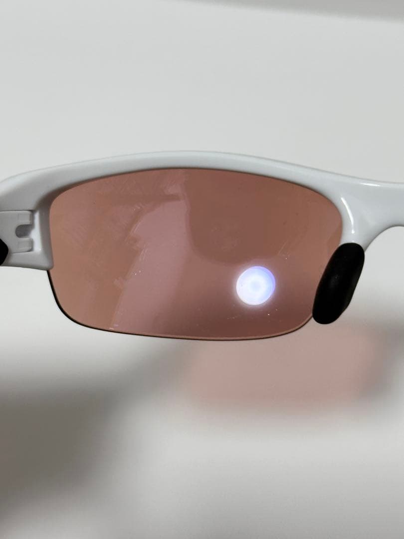 Oakley スポーツサングラス ホワイト/ブラック