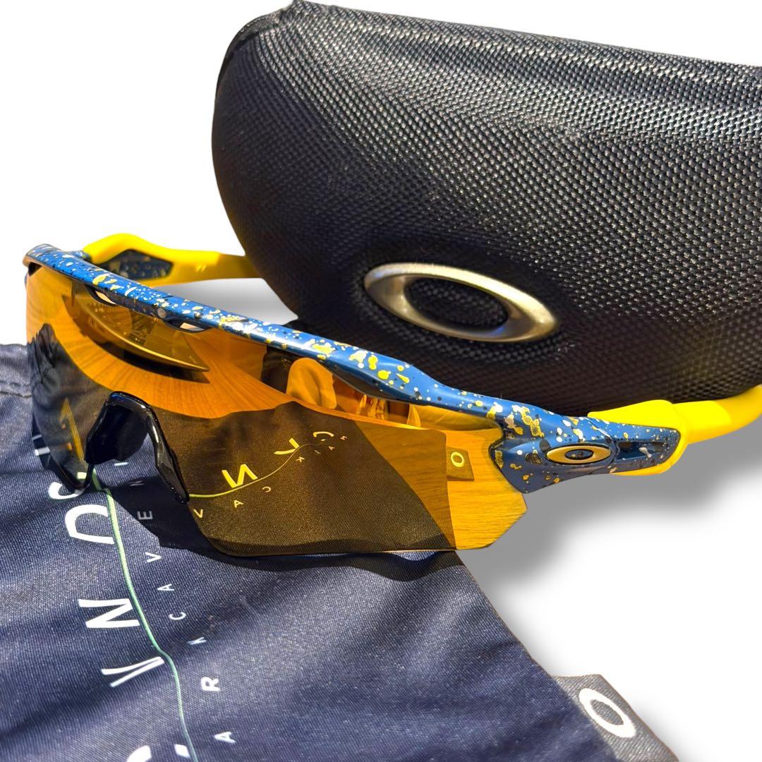 Oakley Radar EV サングラス 青/黄色