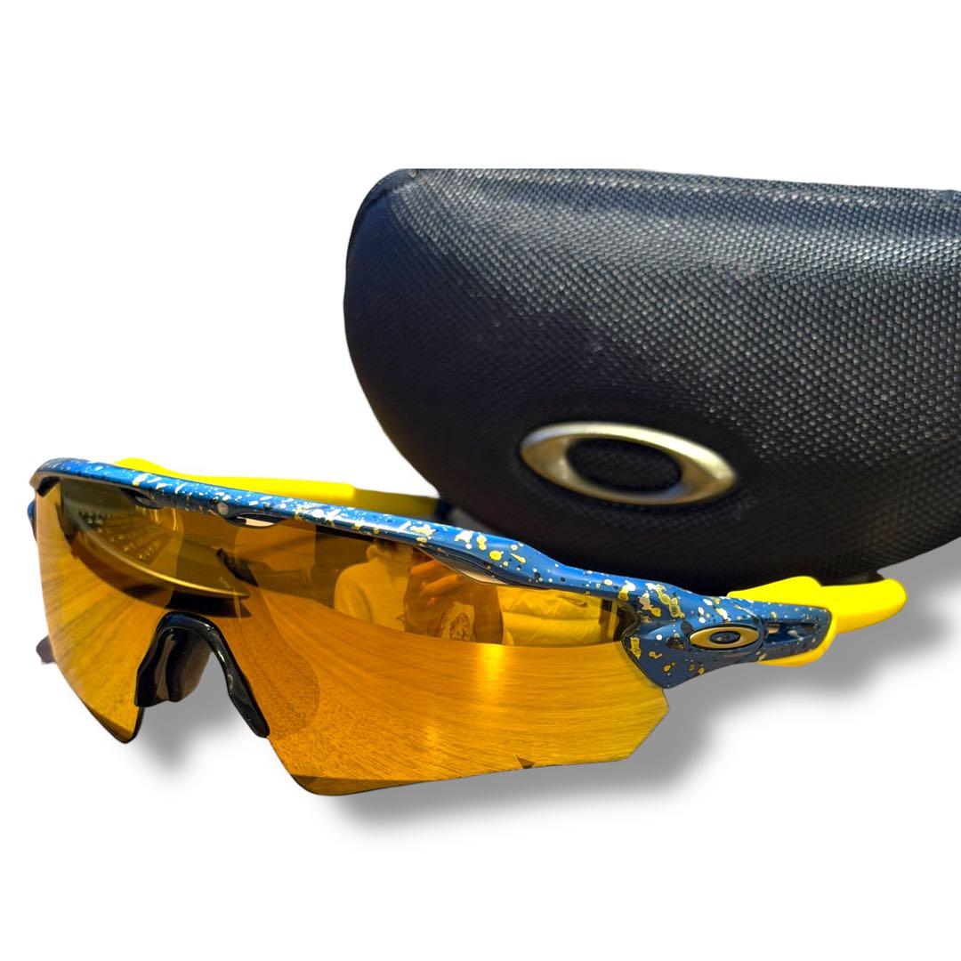 Oakley Radar EV サングラス 青/黄色