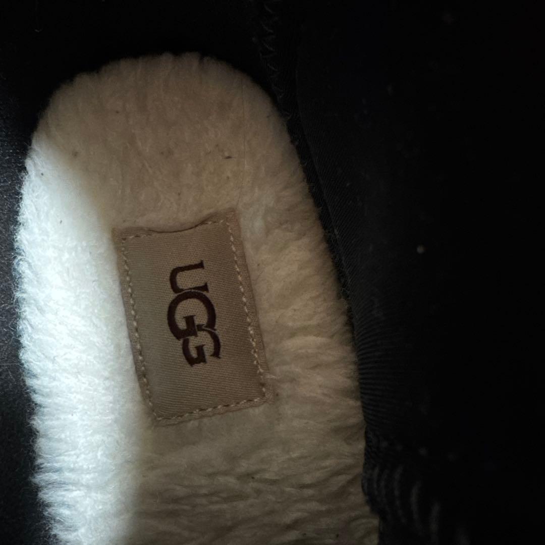 UGG ブラック サイドゴア ショートブーツ　レインブーツ