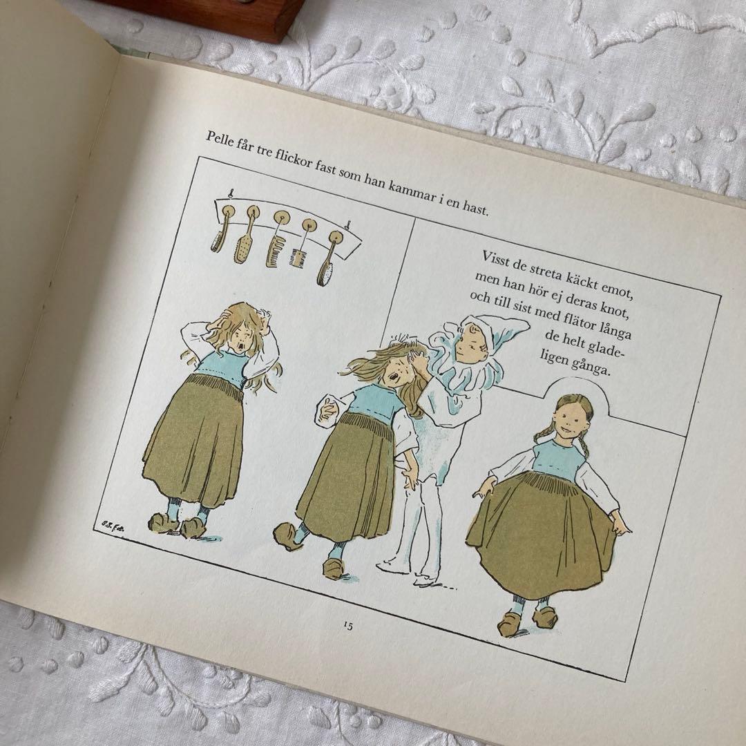 L863 洋書古書　北欧アンティーク　希少！オッティリア・アーデルボリの絵本
