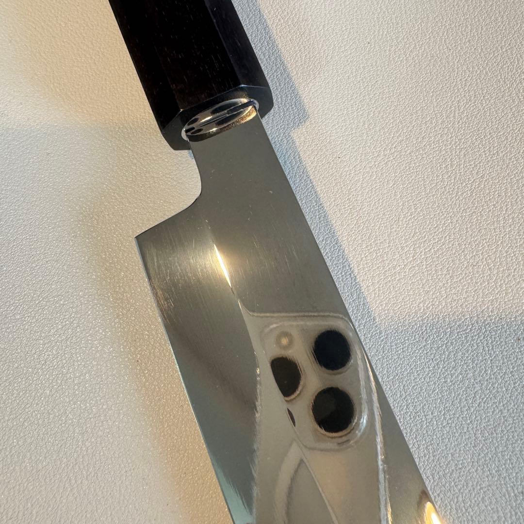 270mm 柳刃包丁 鏡面　黒檀八角柄 刺身包丁 全鋼　和包丁【鞘付き】/