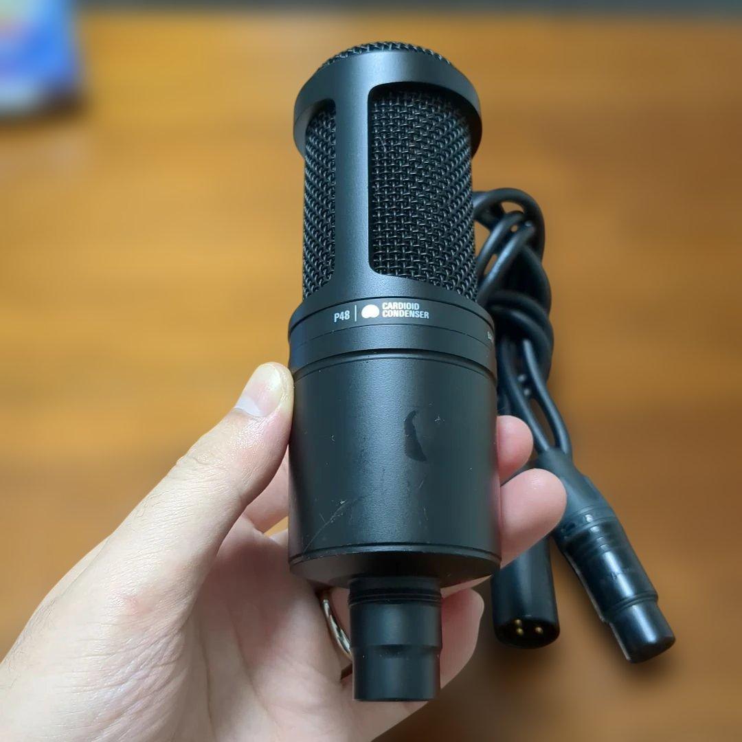 コンデンサーマイク audio-technica AT2020