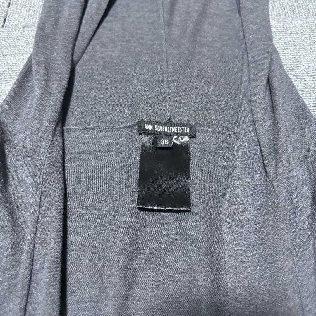 ANN DEMEULEMEESTER 本人期 アーカイブ フードニット