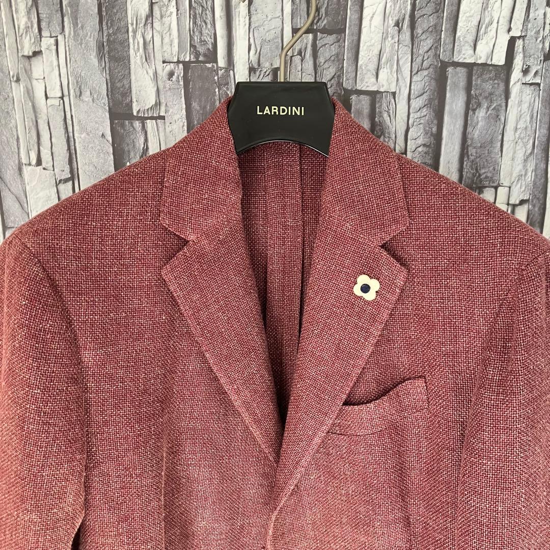LARDINIラルディーニExclusiveFabric3者混ラズベリー50