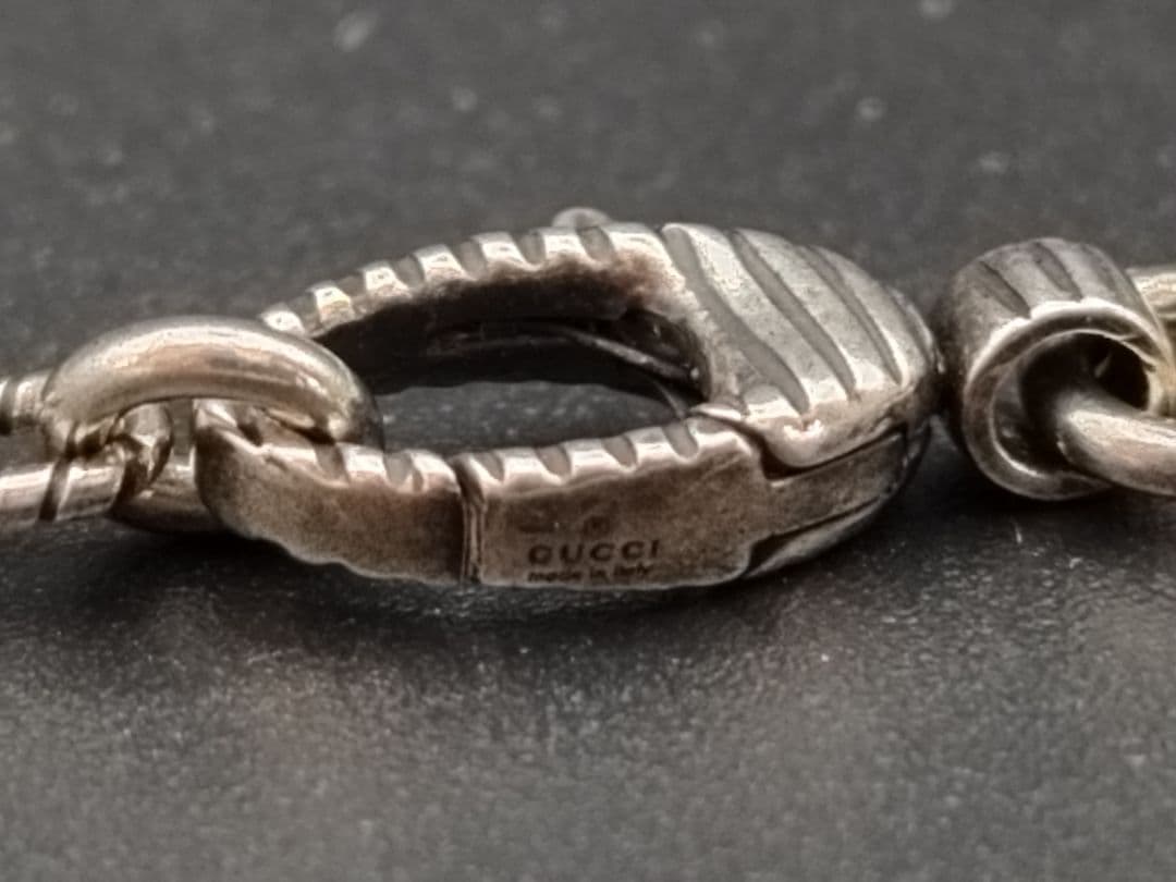 GUCCI ネックレス ダブルジー silver925 インターロッキングG