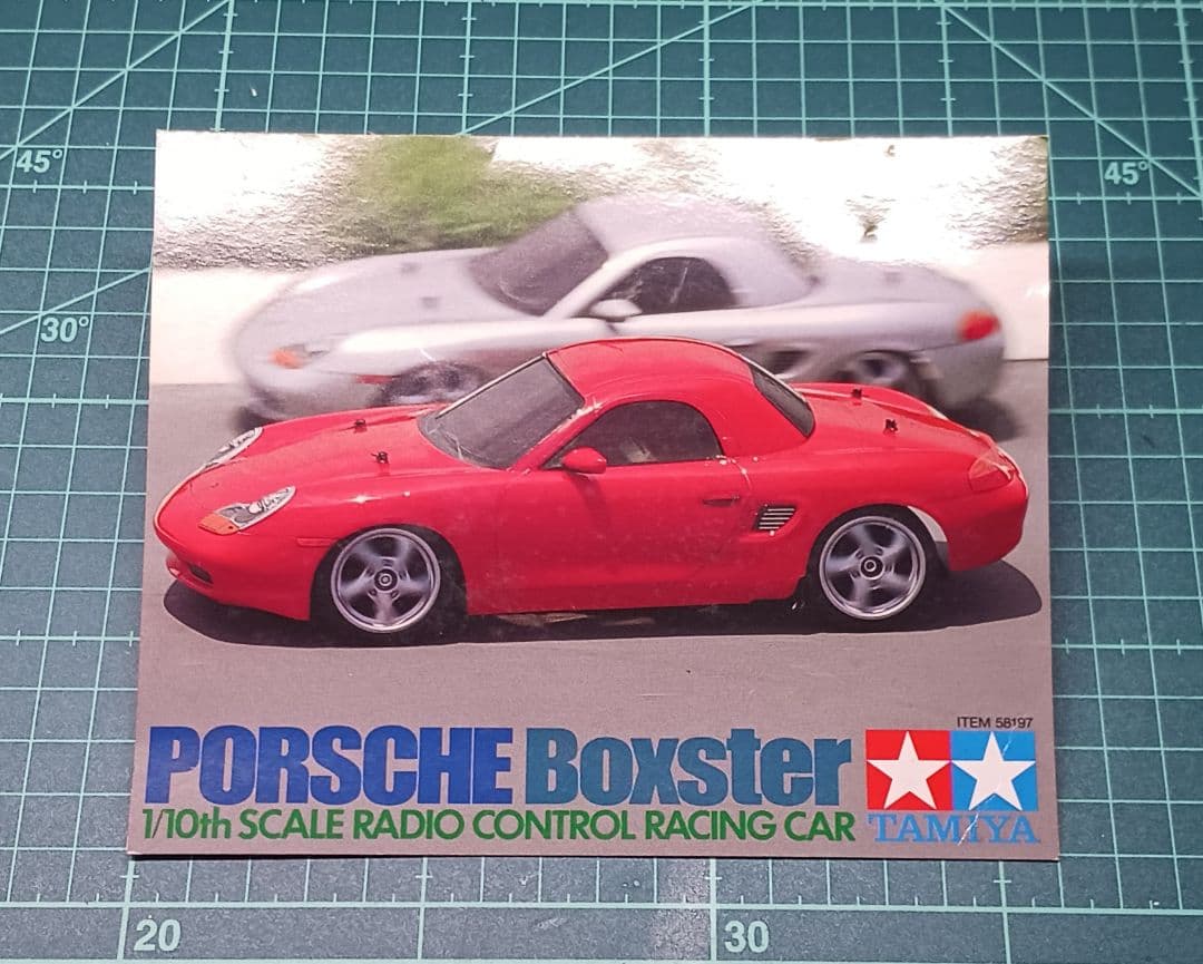 TAMIYA Porsche Boxster ラジコンカー(組み立て途中品)