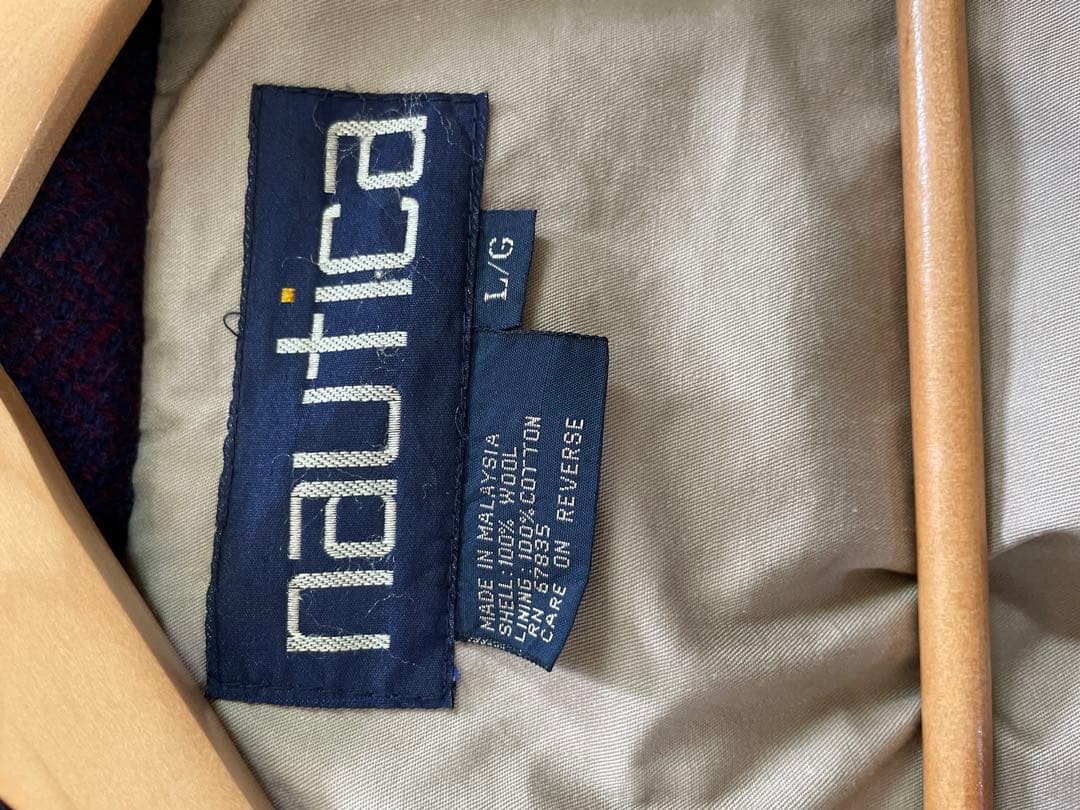 レア80s〜ノーティカ Nautica 紫 チェック柄 ジャケットブルゾン
