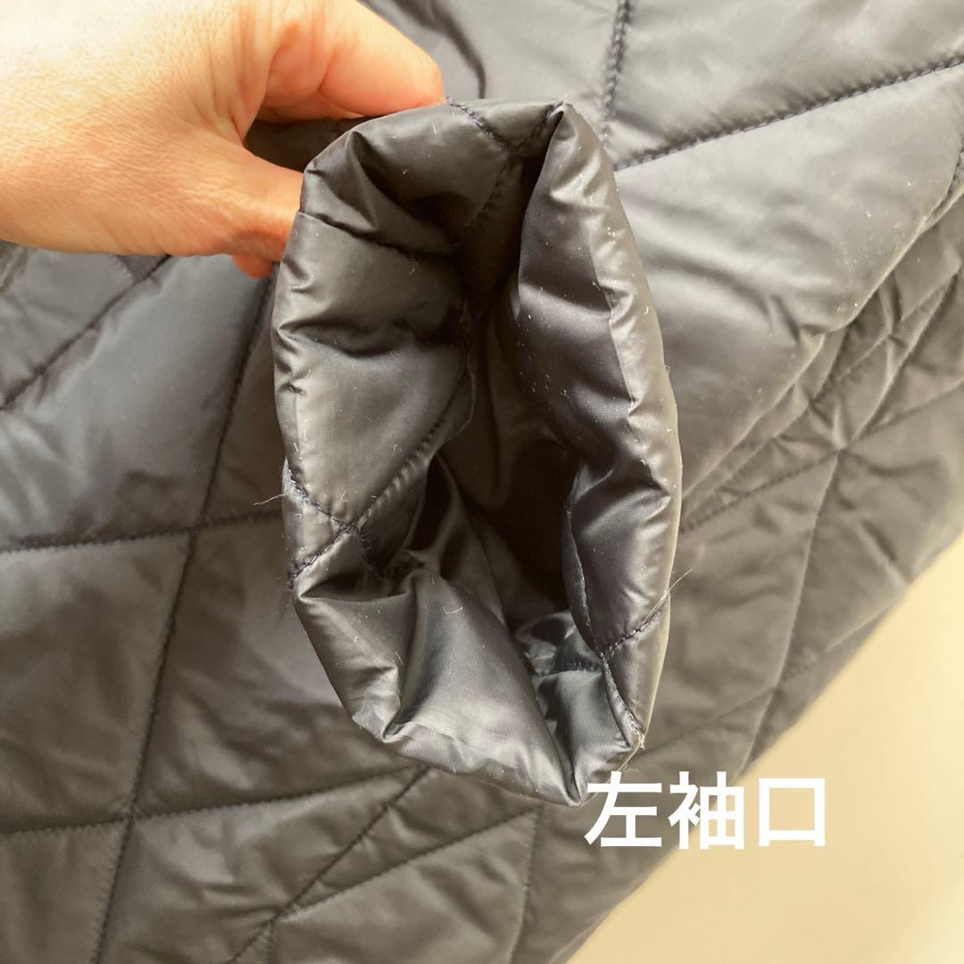J.PRESS 【洗える】高密度タフタキルティングロングコート　ネイビー　9