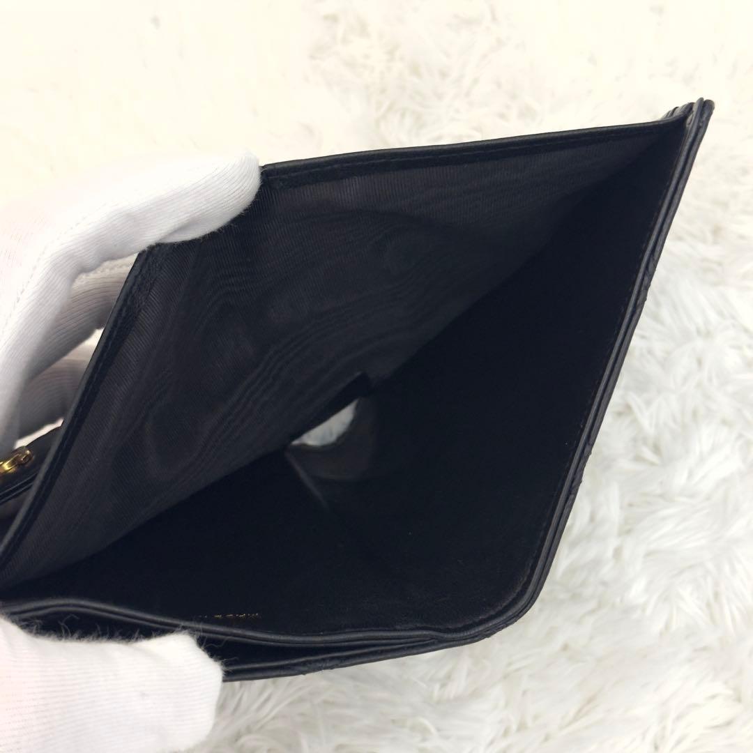 極美品⭐️CHANELシャネル ココマーク ビコローレ Wホック 財布 ギャラ付き