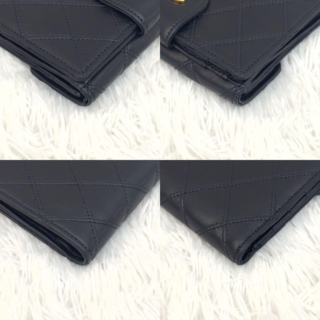 極美品⭐️CHANELシャネル ココマーク ビコローレ Wホック 財布 ギャラ付き