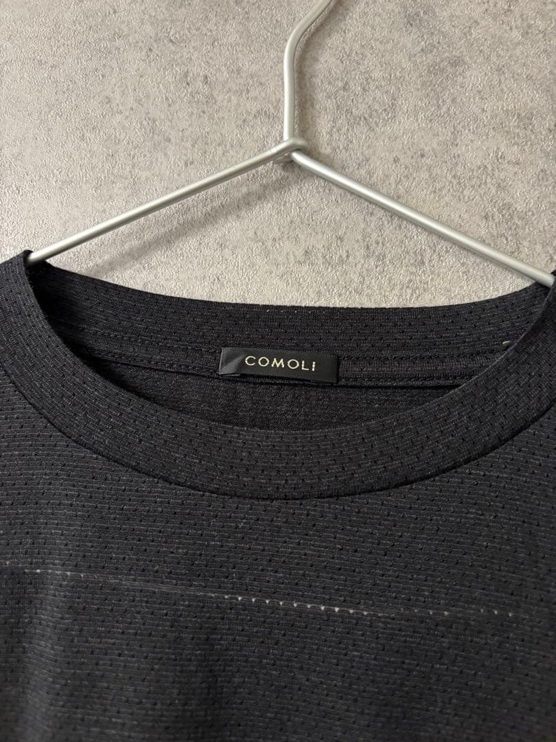 COMOLI　ウールメッシュ 半袖Tシャツ