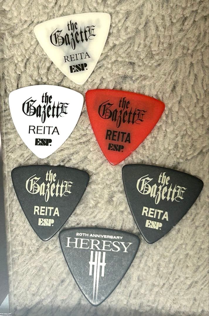 the GazettE REITA クリアファイル ブロマイド ピック セット