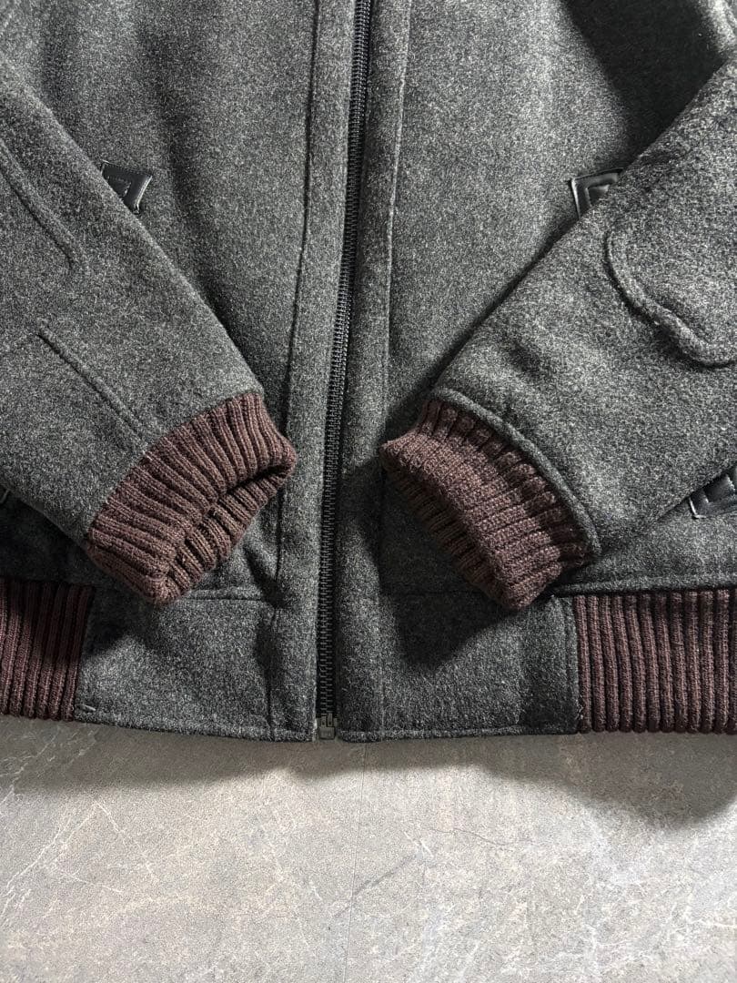 ジャケット・アウター SPIEWAK melange melton wool zip jacket