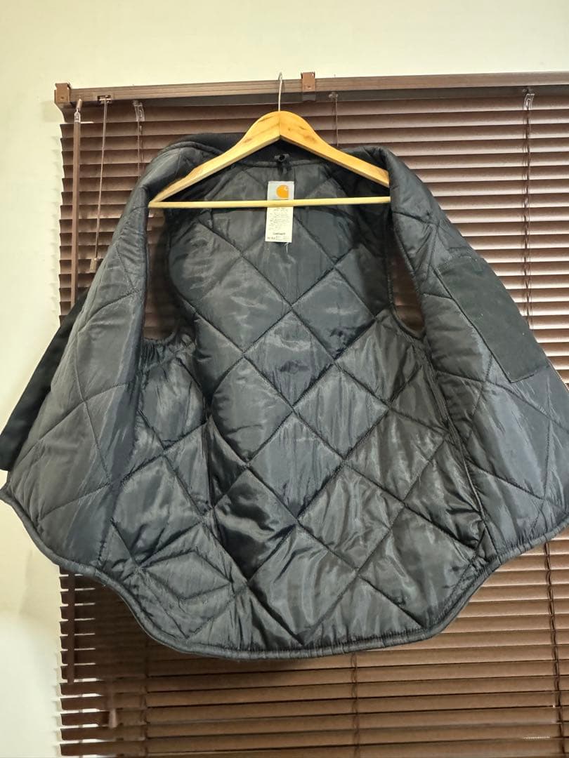 か*つ様 Carhartt カーハート ダックベスト ブラック 黒 メキシコ製