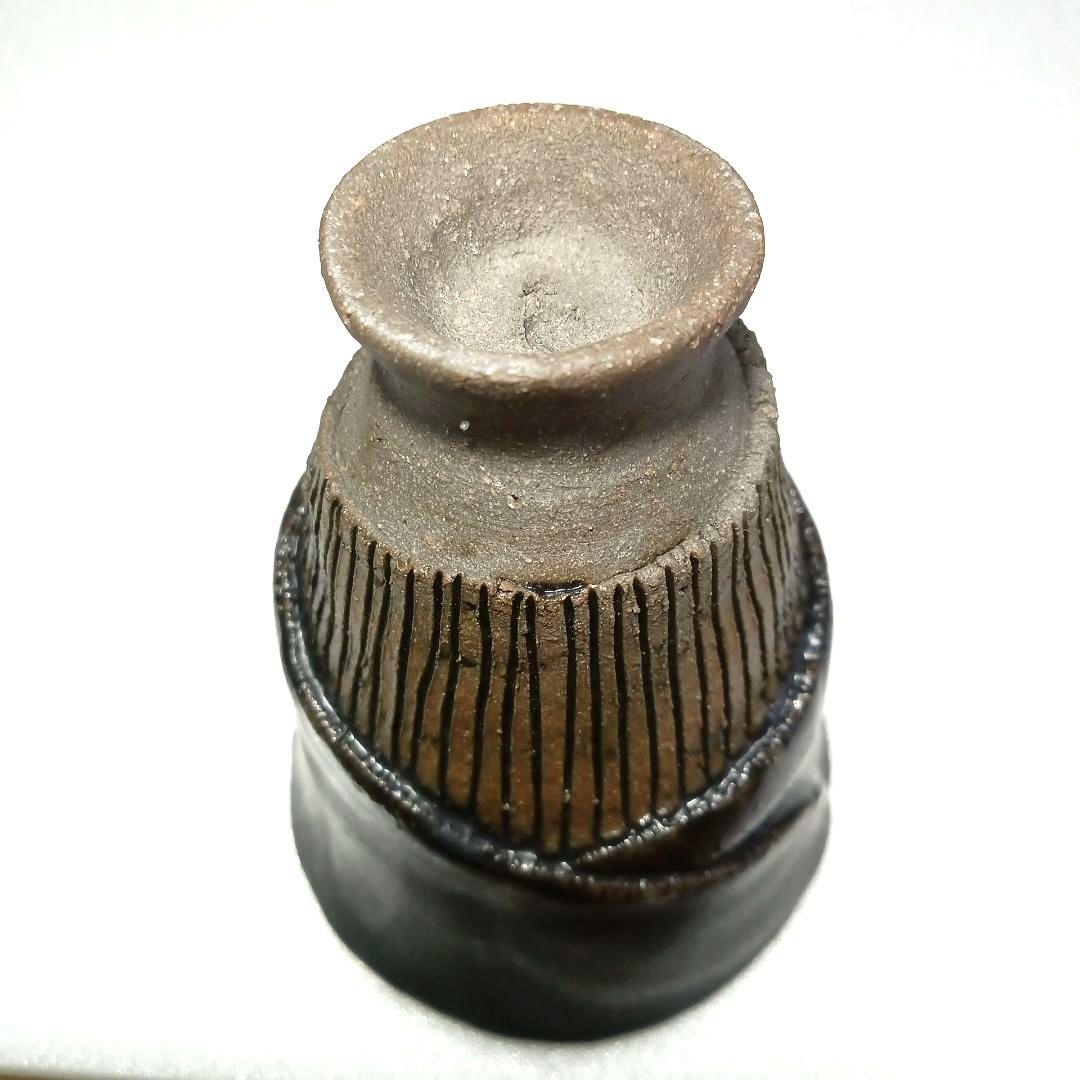 酒器 瀬戸黒 高台 ぐい呑 美濃焼