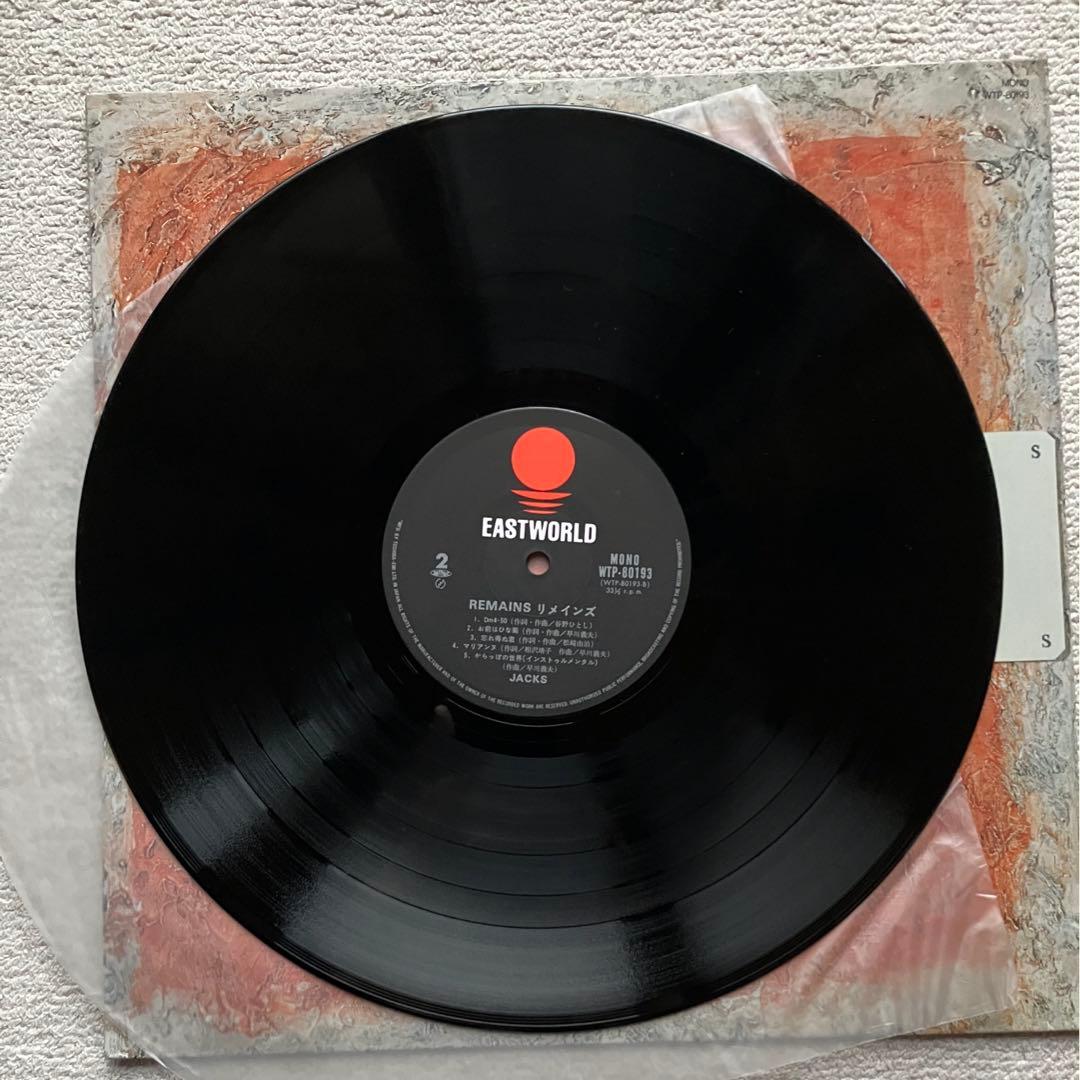 JACKS / REMAINS　ジャックス リメインズ　LP