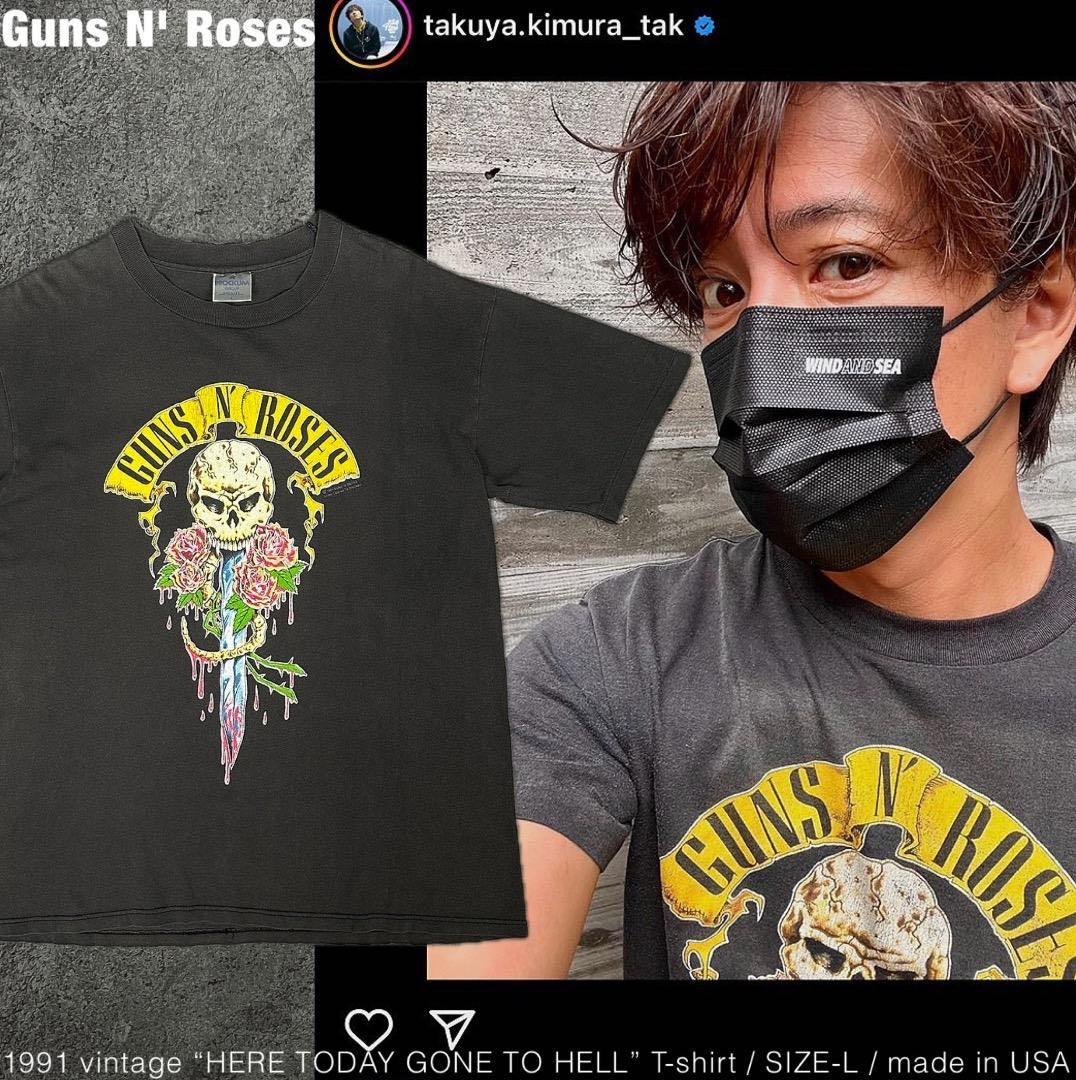 ヨ*ー様 GUNS N' ROSES Lサイズ 木村拓哉着用