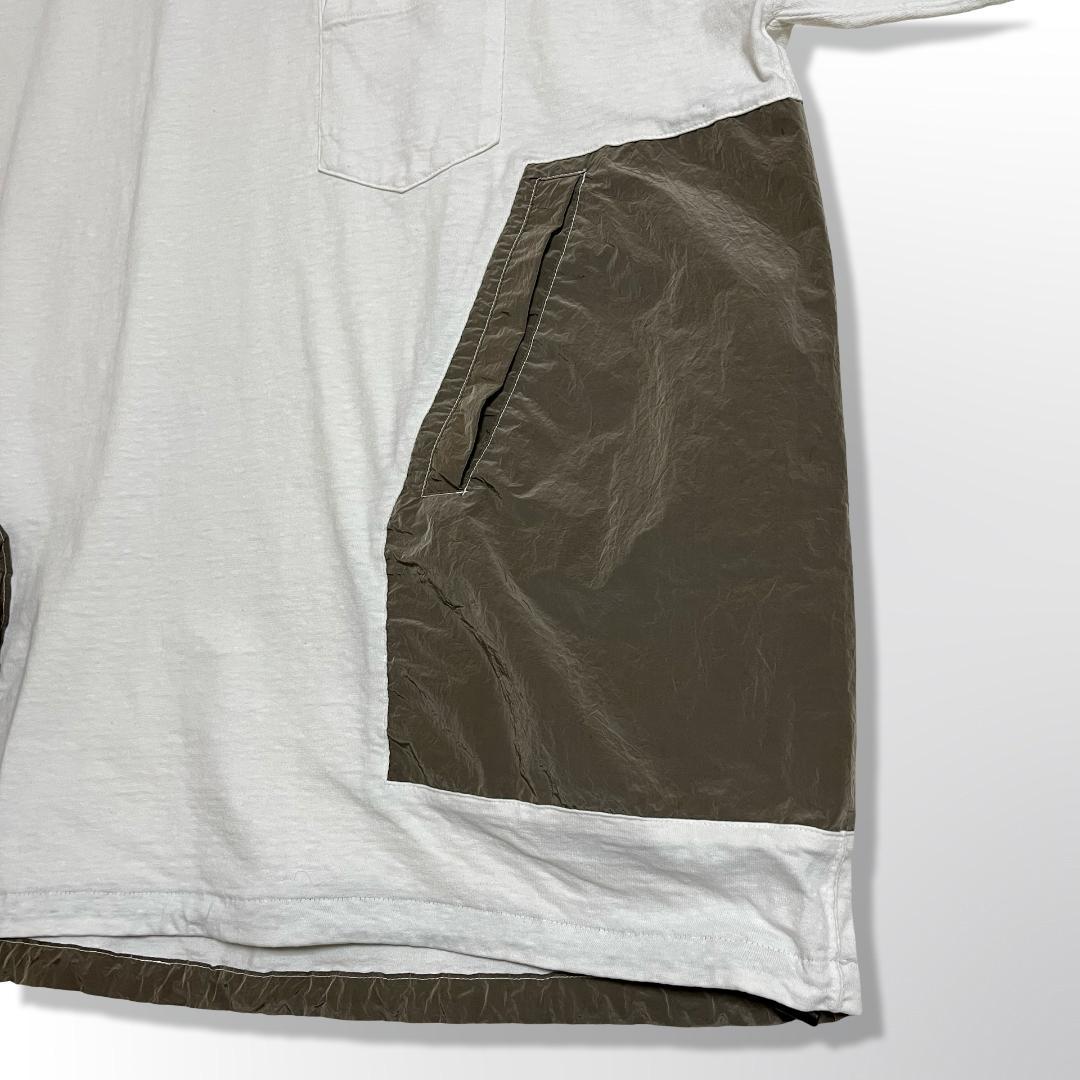 レミレリーフ ブリーフィング コラボ Tシャツ 異素材ポケット ビッグサイズ