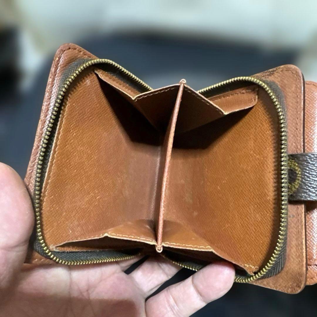 ③☆良品☆モノグラム♪コンパクトジップ 折り財布