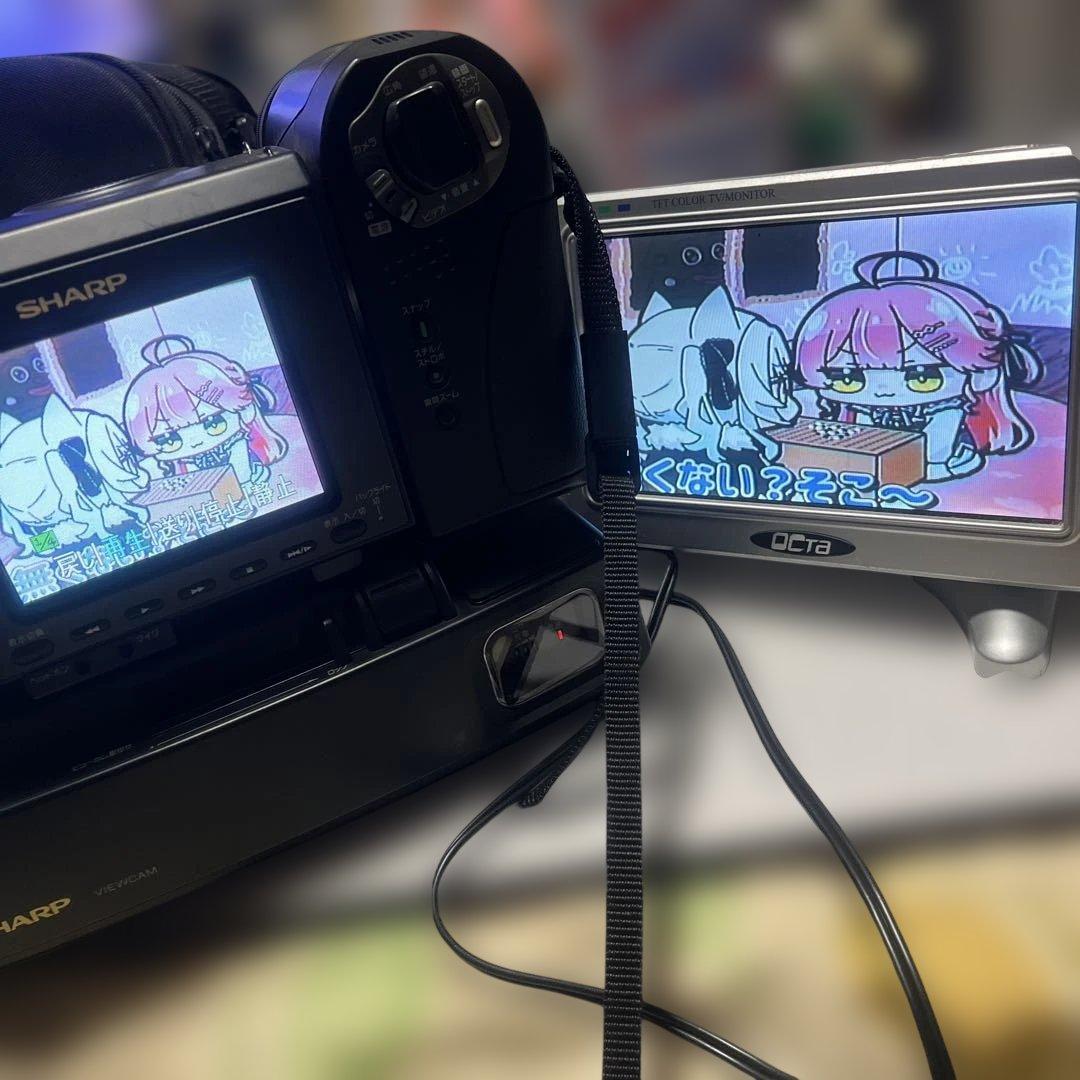 SHARP VideoHi8 ビデオカメラ　VL-HL100 ②