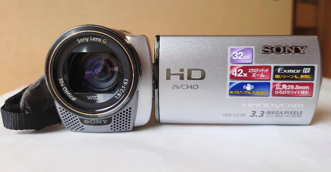 SONY HDR-CX180 ビデオカメラ （動作確認済）