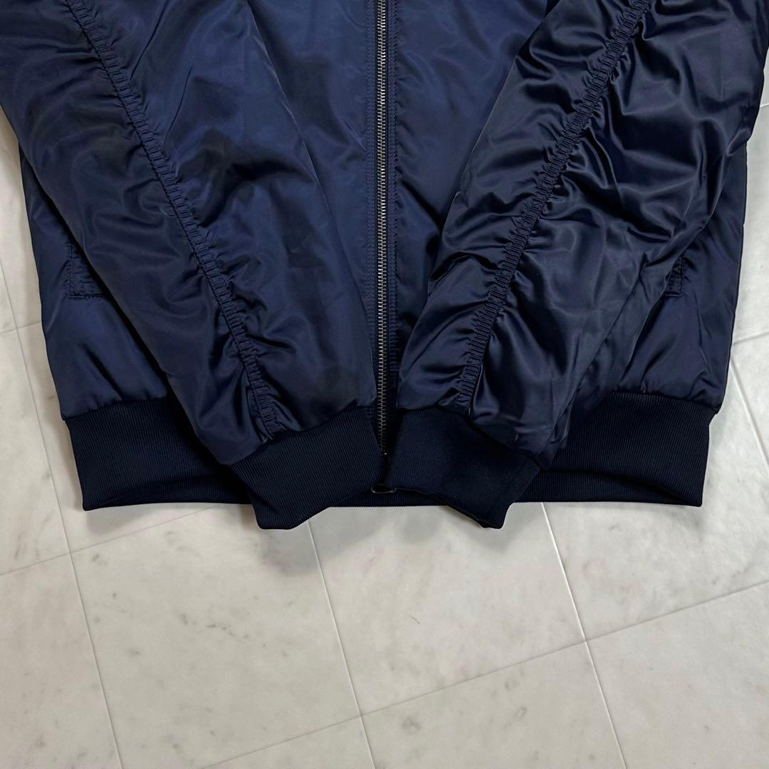 〈美品〉adidas アディダス【M】MA-1ジャケット ネイビー