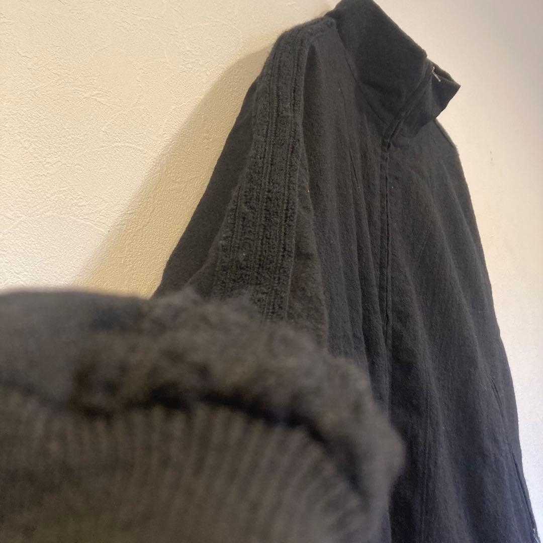 【LIDNM】完売品CROCHET BLADE WOOL BL