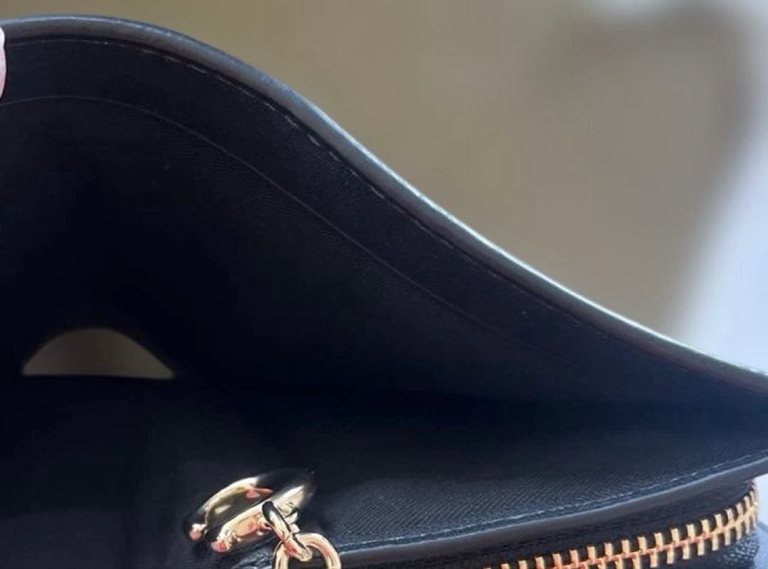 【新品未使用】COACH コーチ 二つ折り財布 シグネチャー チャーム付 茶