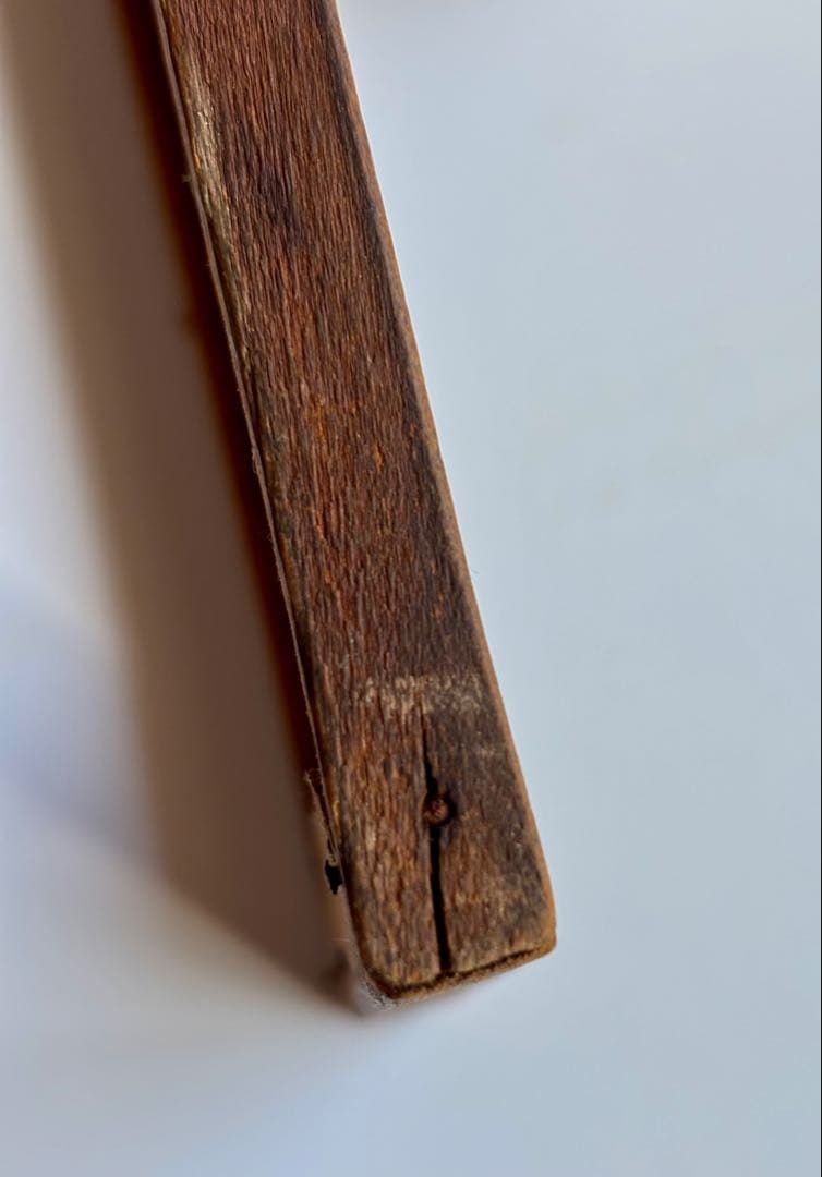 フランスアンティーク 小さな木製額 12.7×17.5cm