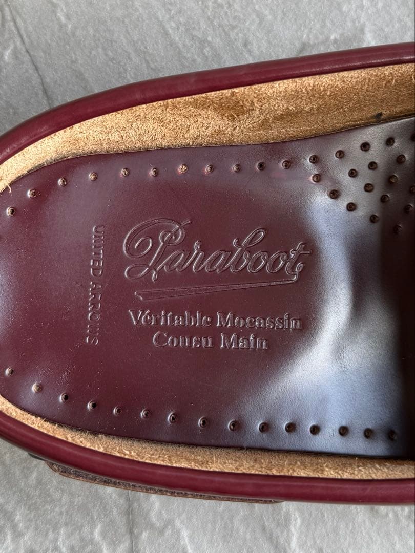 ＜Paraboot＞ シャイニー スリッパ　BARBADE/MARINE