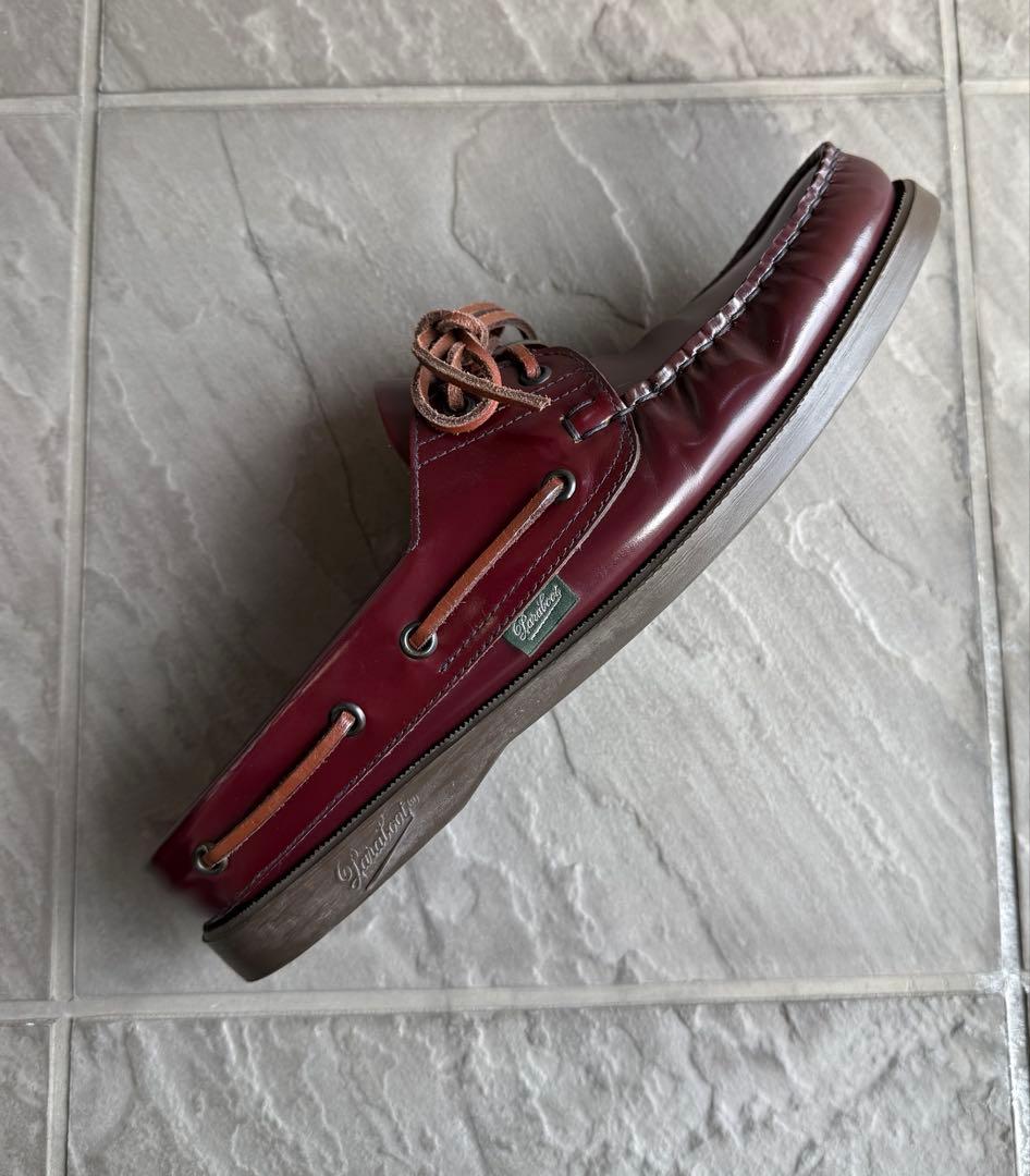 ＜Paraboot＞ シャイニー スリッパ　BARBADE/MARINE