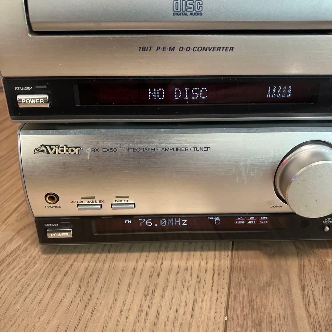 Victor RX-EX50 XL-EX50 セット　アンプ　CDデッキ