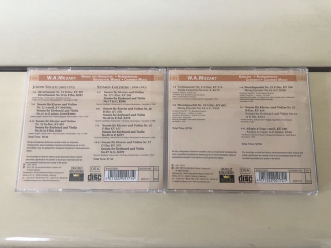 モーツァルト★デラックスCD40枚組★歴史的音源★廃盤品★断捨離★
