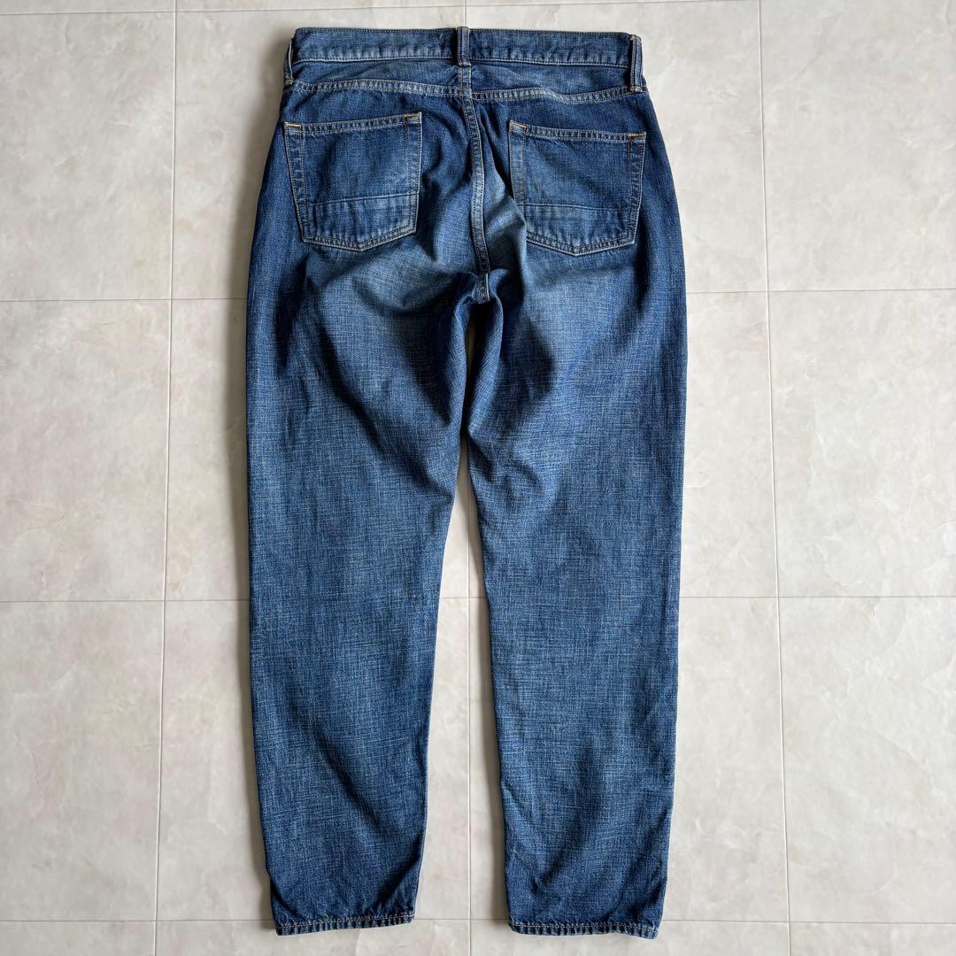 pas de calais デニムパンツ 34 日本製 綿100 テーパード