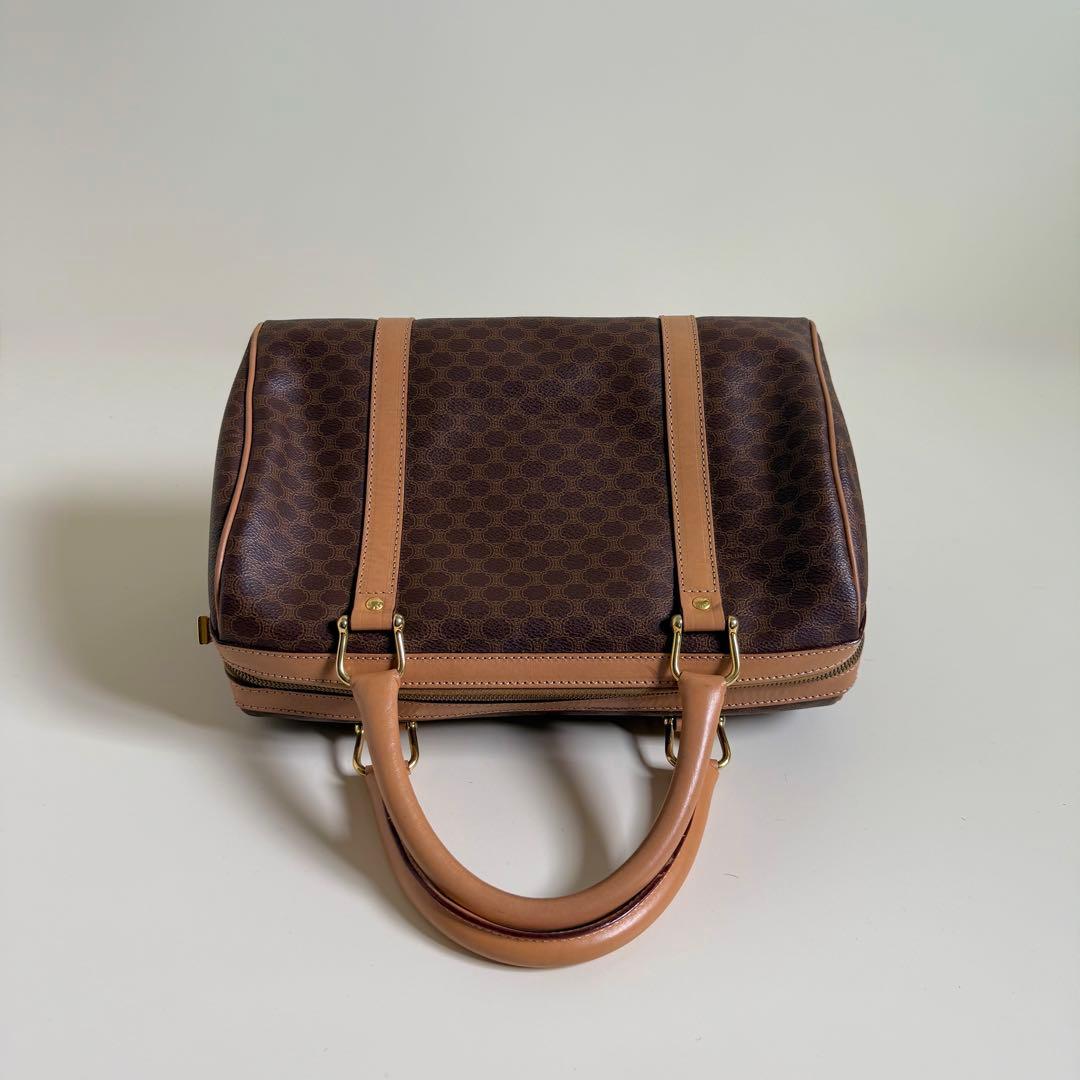 【CELINE】1990s Macadam Pattern Boston Bag