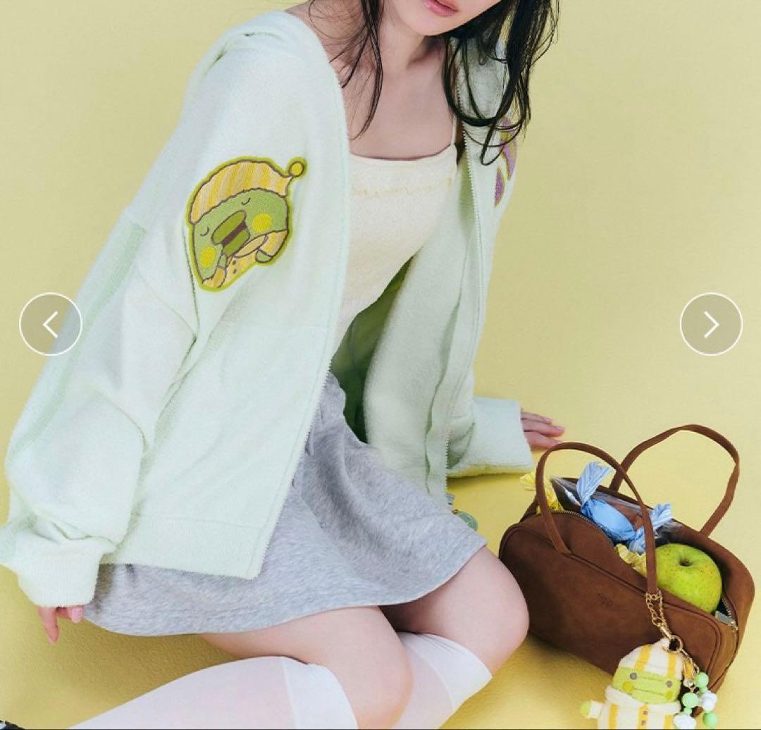 スナイデルホーム　【たまごっち】ニットパーカー& ニットショートパンツ