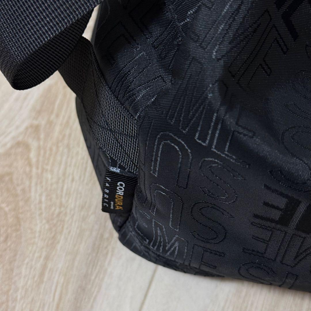 Supreme 19ss ブラック ボストンバッグ