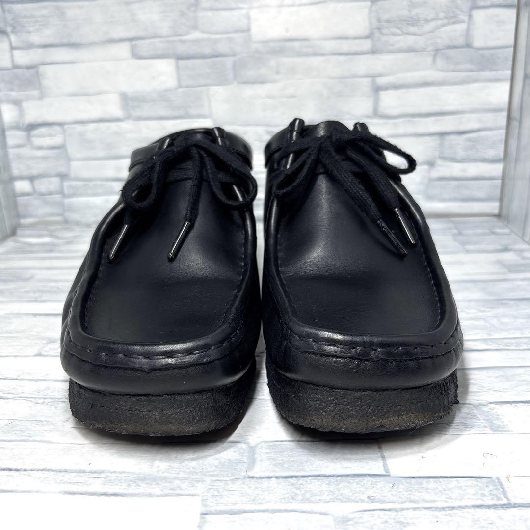 ✨極美品✨Clarks クラークス ワラビー レザー ブラック 25.5cm