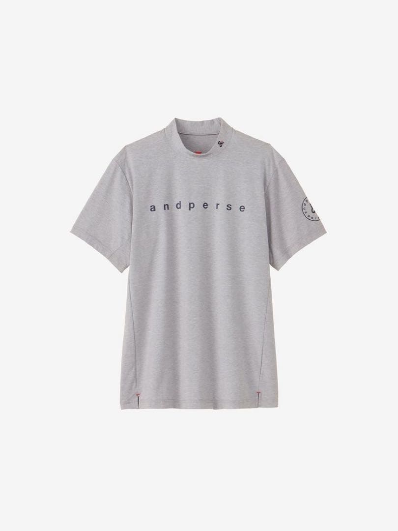 アンパスィ and per se リファインドライ半袖モックネックシャツ