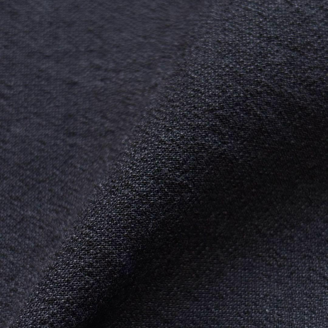 【美品】J.S stead ジップブルゾン 短丈 ウール 和紙 Wジップ
