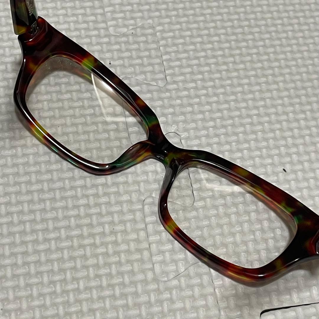 美品 00s archive アランミクリ バネ蝶番 ウェリントン 眼鏡 Y2K