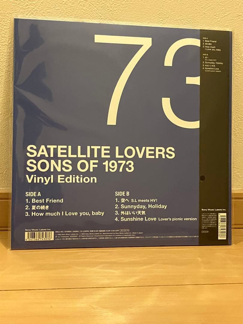 新品1stプレスLP SATELLITE LOVERS SONS OF 1973