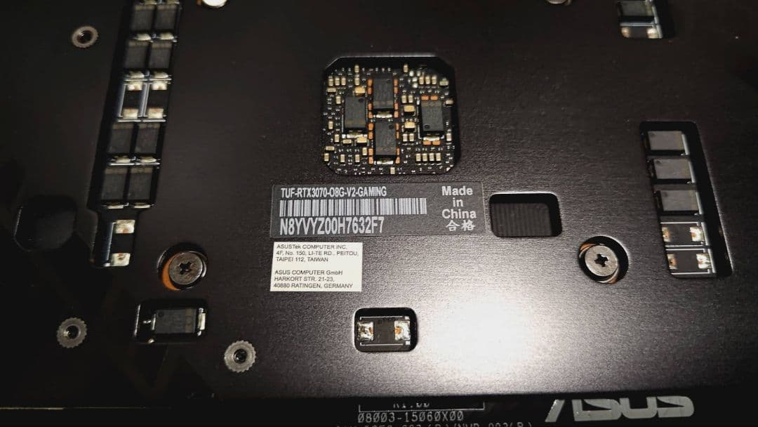 グラフィックボード・グラボ・ビデオカード ASUS RTX3070